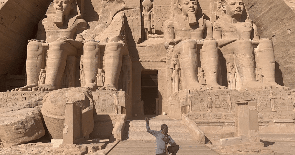 I Am Performing the Pose of Anpu